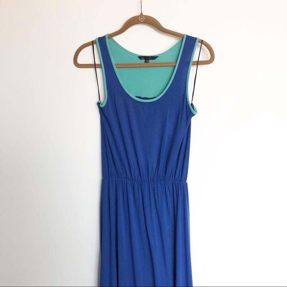 Felicity & Coco High-Low Color Block Maxi Dress - image 3
